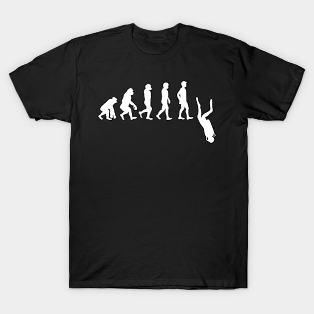 Evolution apnea diving free-diving fins T-Shirt by sBag-Designs